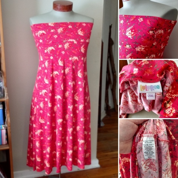 LuLaRoe Dresses & Skirts - Red Maxi skirt/sundress 2xL NWOT
